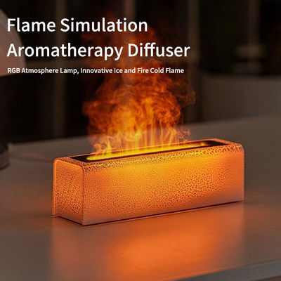 Goede prijs Lavavlamsimulatie Aromatherapie Diffuser Vochtbevochtiger met atmosfeerlicht online