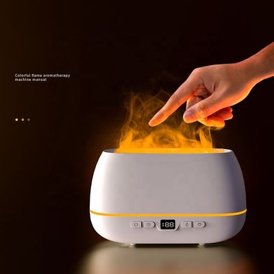 Goede prijs 2023 New Design Ultrasone Vlam Diffuser 200ml RGB Light Vlamvervochtiger Met Afstandsbediening Aroma Diffuser Voor Huishouden online