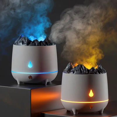 Goede prijs Nieuwe aankomst 400 ml Vulkaanse aromatherapie luchtbevochtiger Mini Draagbare luchtbevochtiger Twee modus Intelligente aromatherapie luchtbevochtiger online