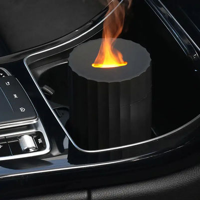 Goede prijs Verbeter uw auto en thuis sfeer met de draagbare 7 kleuren 100 ml simulatie vlam diffuser auto bevochtiger voor dropshipping online
