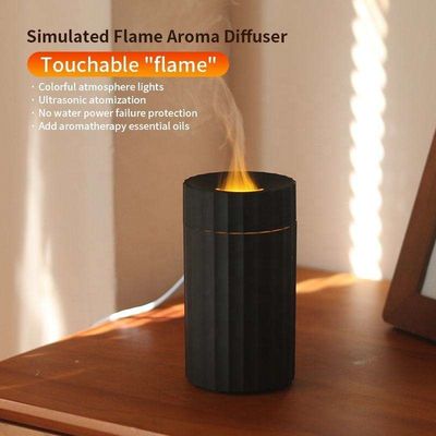 Goede prijs Nieuwe aankomst Nieuwe hete usb essentiële olie vlam aroma diffuser ultrasoon lucht draagbare waterloze luchtbevochtiger 100 ml auto aroma diffuser online