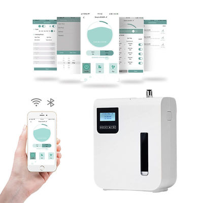 Goede prijs Koud atomiseren Pure Essentiële Olie Aromatherapie Machine Smart WIFI Control Wandmontage Home Commerciële Aromatherapie Machine online