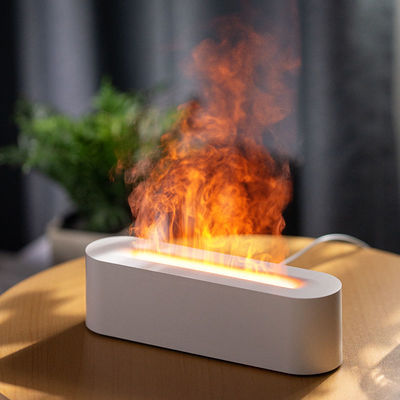 Goede prijs HOMEFISH Vlambevochtiger Aromatherapie Machine 150ml Capaciteit RGB Vlam Effect voor Bedroom Desktop online
