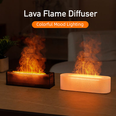 Goede prijs Lava Rainbow Flame Aroma Diffuser USB aangedreven Home Atmosphere Light online